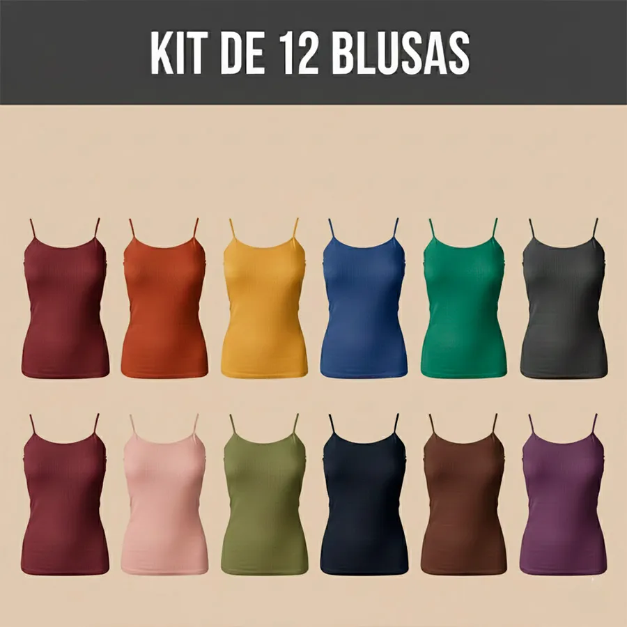 TR2.0 KIT DE 12 BLUSAS 7107
